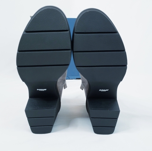 NIB Dr. Scholl's For the Love Block Heel Ankle Booties Gray Sz 10 - Picture 6 of 11